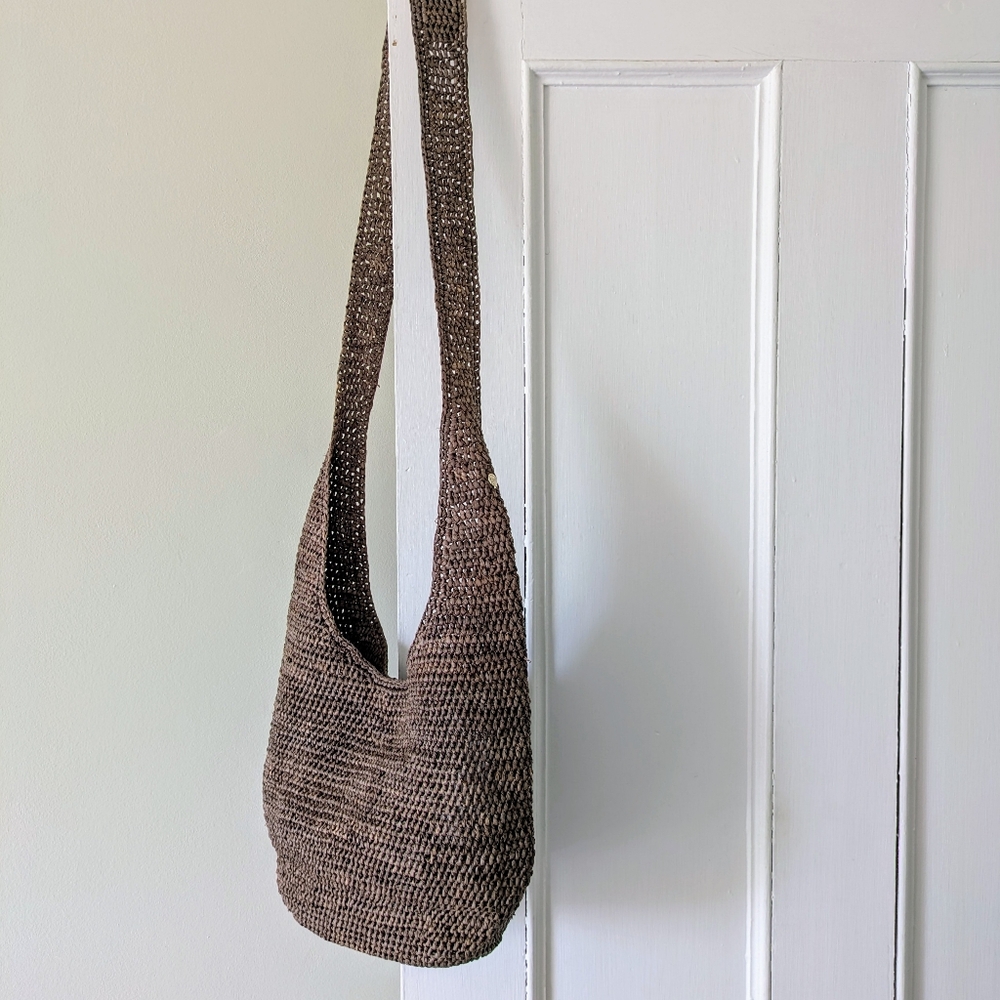 Vintage Helen Kaminski Woven Raffia Shoulder/Cross body Hobo Bag *Brand New*